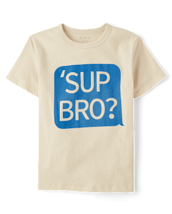 T-shirt graphique « Mec » pour garçon