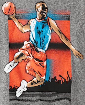 Boys Basketball Player Graphic Tee