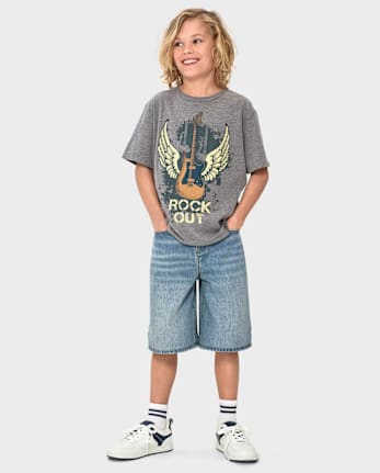 Boys Guitar Graphic Tee