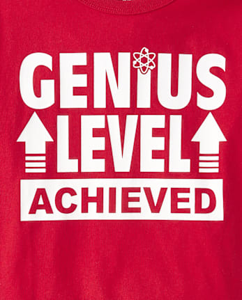 Boys Genius Level Graphic Tee