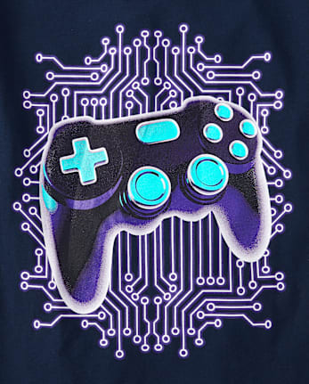 T-shirt graphique Glow Gamer pour garçon