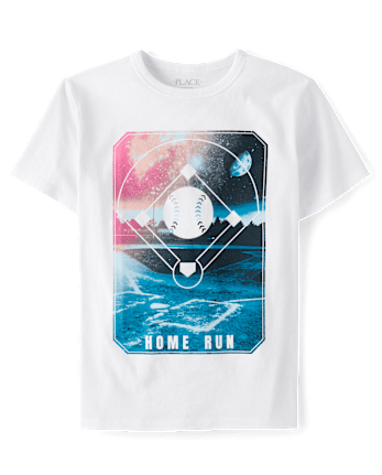 T-shirt graphique de baseball pour garçon