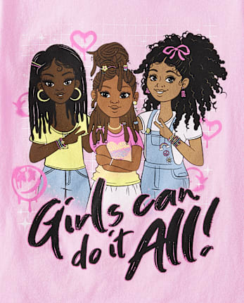 Girls Can Do It All Graphic Tee
