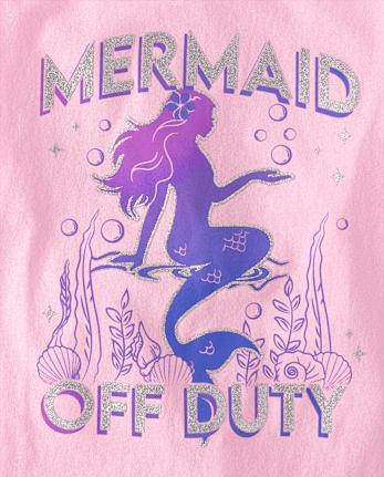 Girls Mermaid Graphic Tee
