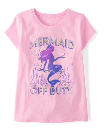 Girls Mermaid Graphic Tee