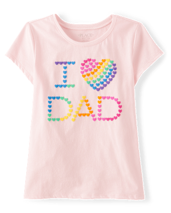 Girls Love Dad Graphic Tee