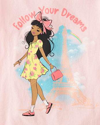 Girls Follow Your Dreams Graphic Tee
