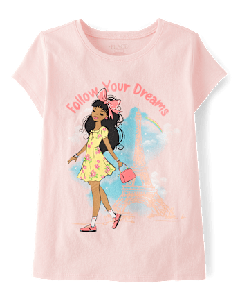Girls Follow Your Dreams Graphic Tee