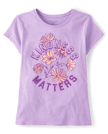 Girls Kindness Matters Graphic Tee