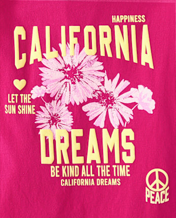 Girls California Dreams Graphic Tee