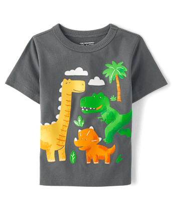 Baby And Toddler Boys Dino Graphic Tee