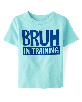 Baby And Toddler Boys Bruh In Training Graphic Tee