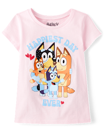 Baby And Toddler Girls Bluey Graphic Tee