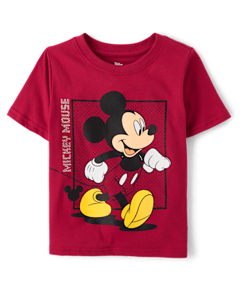 Baby And Toddler Boys Mickey Mouse Graphic Time