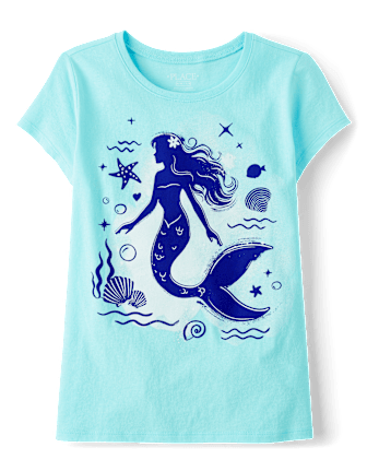 Girls Mermaid Graphic Tee