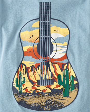 Boys Desert Guitar Graphic Tee