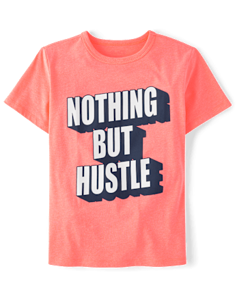 Boys Nothing But Hustle Graphic Tee