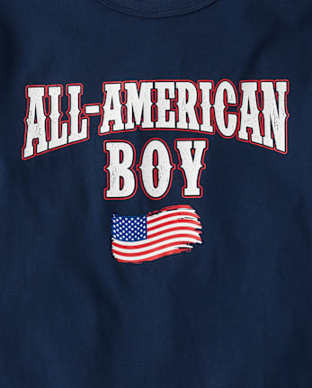 Boys All-American Boy Graphic Tee