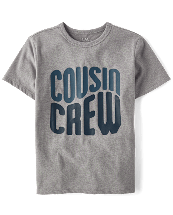 T-shirt graphique Cousin Crew pour enfants