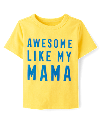 Baby And Toddler Boys Mama Graphic Tee