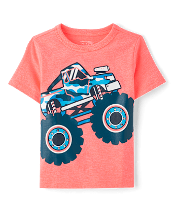 Baby And Toddler Boys Monster Truck Graphic Tee