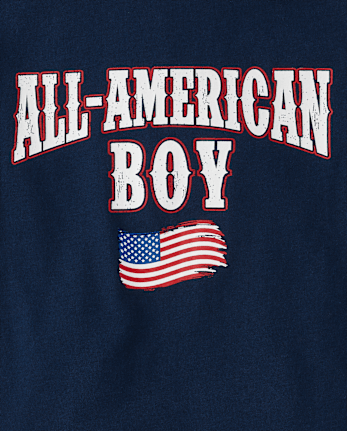 Baby And Toddler Boys All American Boy Graphic Tee