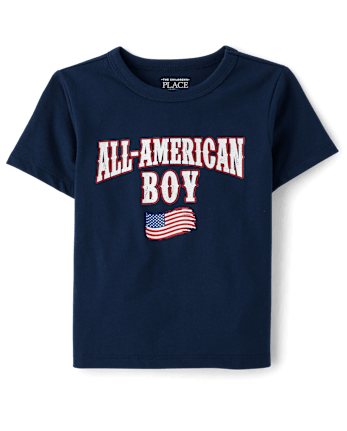 Baby And Toddler Boys All American Boy Graphic Tee