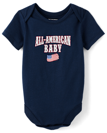 Baby All American Baby Graphic Bodysuit