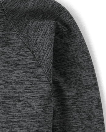 Boys Cozy Active Marl Quarter Zip Pullover