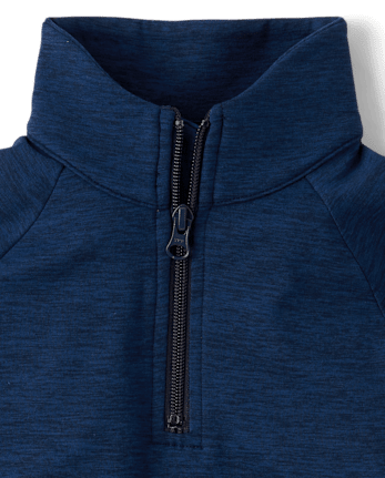 Pull Cozy Active Marl à quart de zip pour garçon