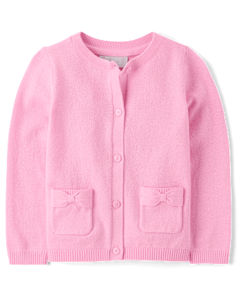 Toddler Girls Bow Cardigan