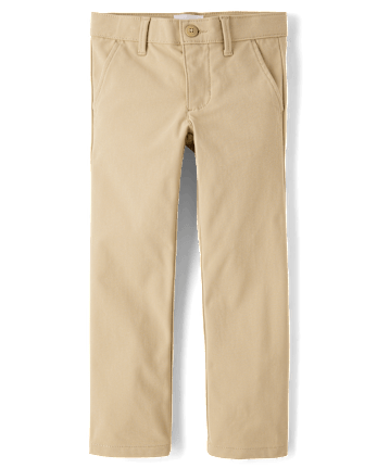 Girls Uniform Quick Dry Skinny Chino Pants