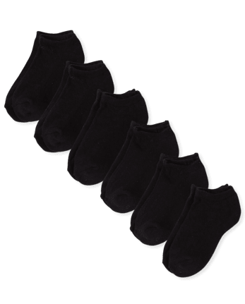 Kids Cushioned Ankle Socks 6-Pack