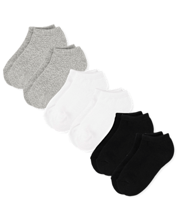 Kids Cushioned Ankle Socks 6-Pack