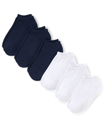 Kids Cushioned Ankle Socks 6-Pack