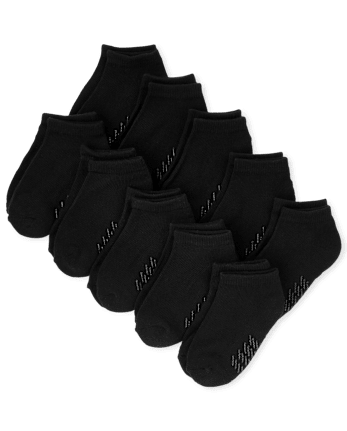 Kids Cushioned Ankle Socks 10-Pack