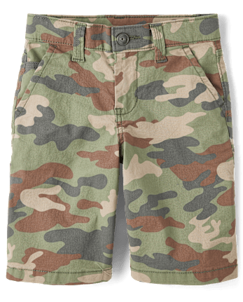 Kids Camo Baggy Utility Jorts