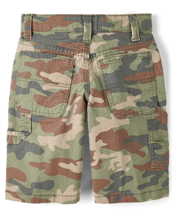 Kids Camo Baggy Utility Jorts