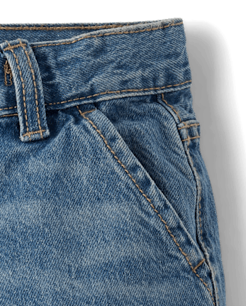 Boys Denim Baggy Carpenter Jorts