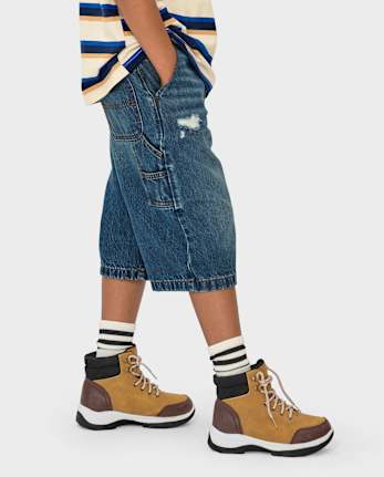 Pantalon de charpentier baggy en jean pour enfant