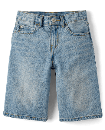 Short en jean ample pour garçon