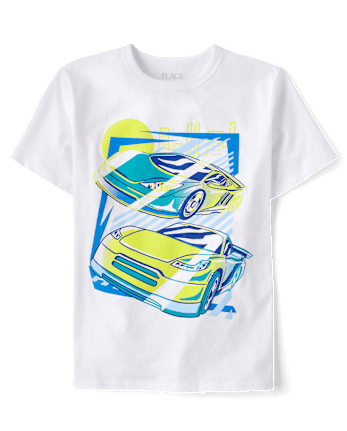 Boys Racecar Graphic Tee