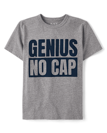 Boys Genius No Cap Graphic Tee