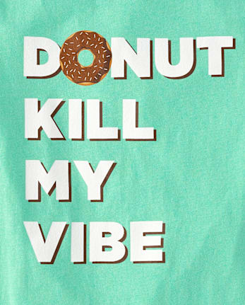 Boys Donut Kill My Vibe Graphic Tee