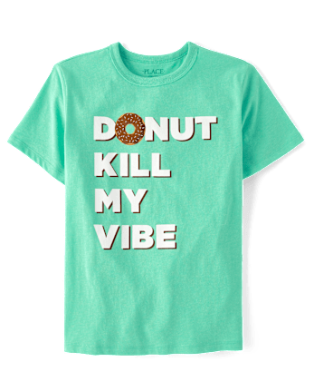 Boys Donut Kill My Vibe Graphic Tee
