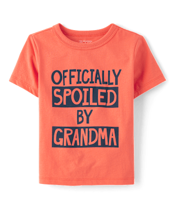 Baby And Toddler Boys Spoiled By Grandma Graphic Tee