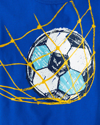 Baby And Toddler Boys Soccer Ball Graphic Tee