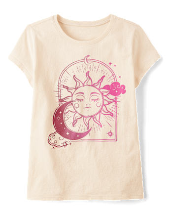 Girls Sun Graphic Tee
