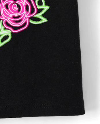 Baby And Toddler Girls Cowgirl Boot Graphic Tee - BLACK