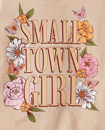 Baby And Toddler Girls Small Town Girl Graphic Tee